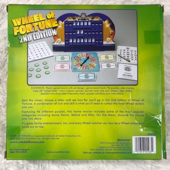 Wheel of Fortune Game 2nd Edition - Picture 4 of 10
